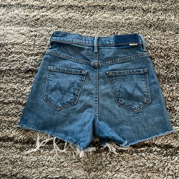 Mother denim high waisted frayed shorts - Picture 2 of 4